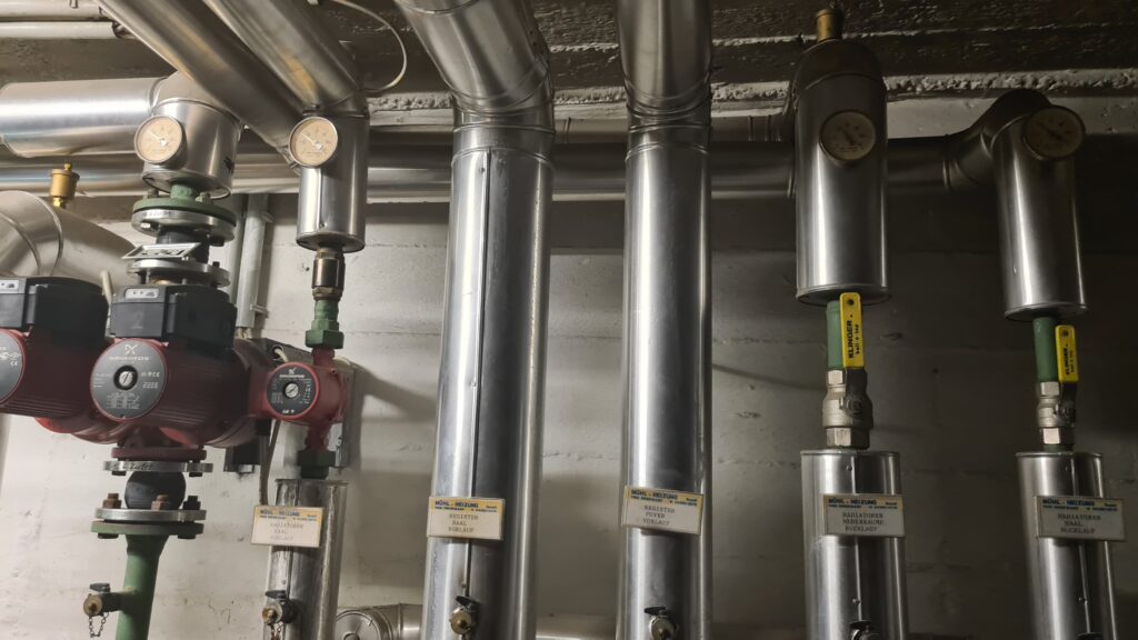 Technikraum für die Datenaufnahme