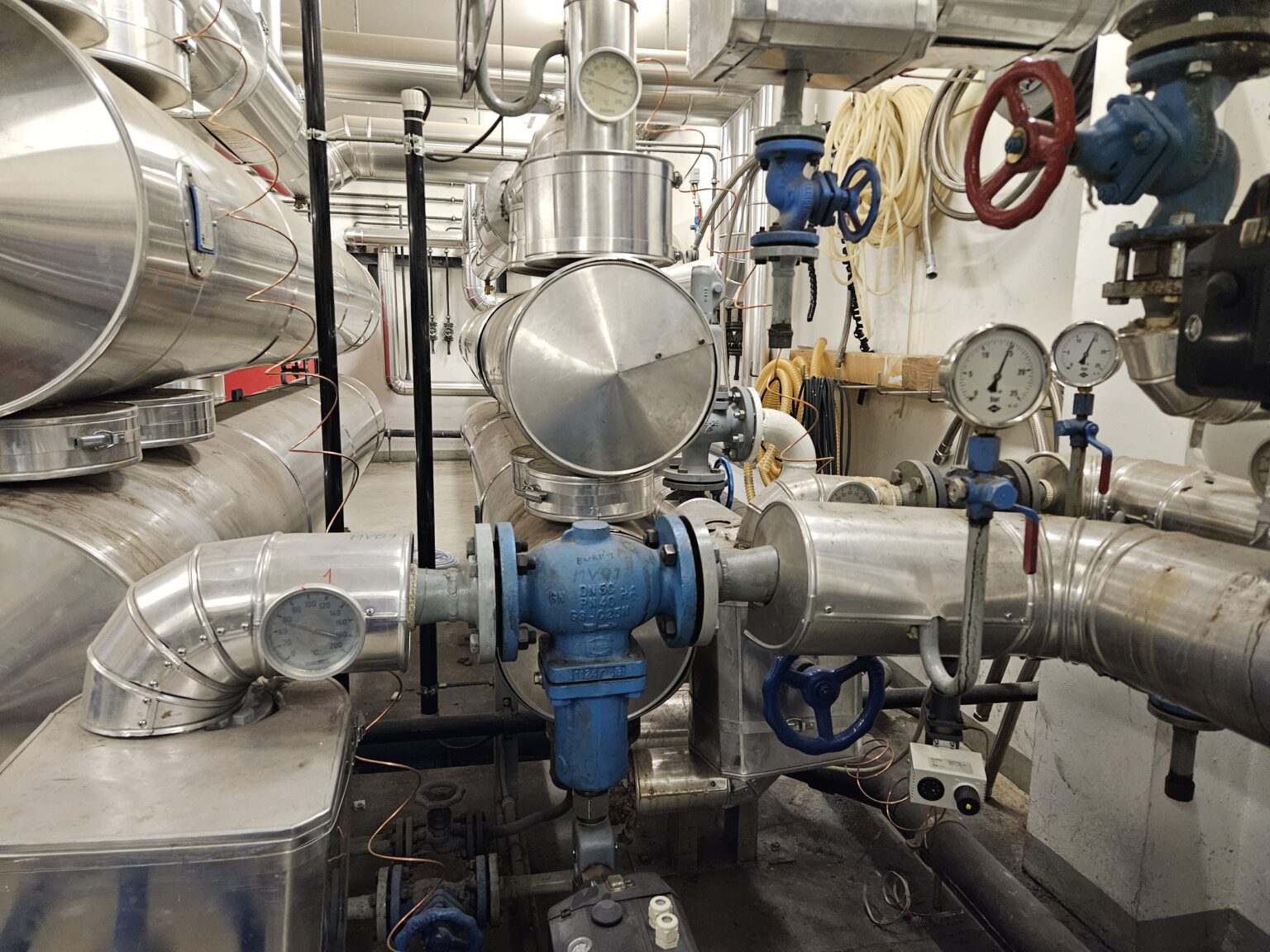 Wärmesystem im Produktionsbetrieb